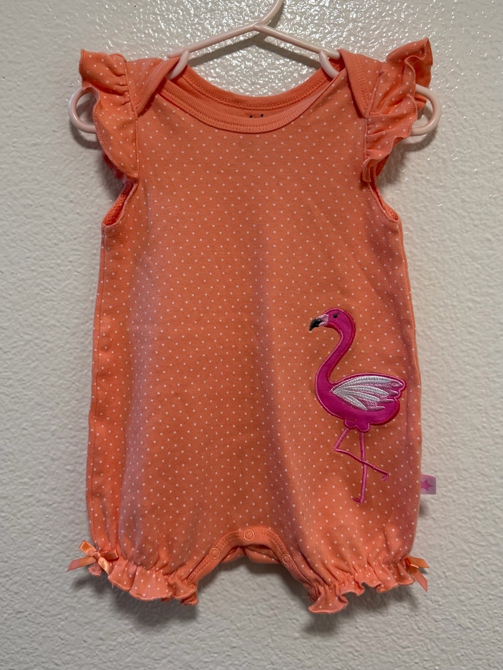 millie & myles toddler girl flamingo romper